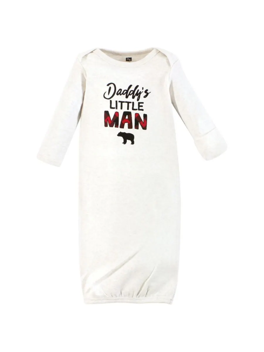 Платье, пеленка и шапочка или повязка на голову Hudson Baby, Daddy's man — изображение 3 из 4
