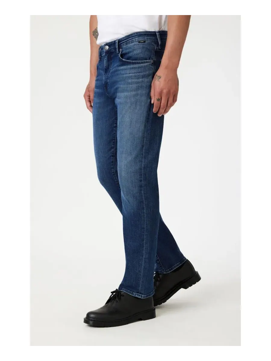 Mavi Jeans Мужские прямые брюки Mavi Zach, цвет темно-серый с матовой отделкой, цвет Nashville — изображение 2 из 6