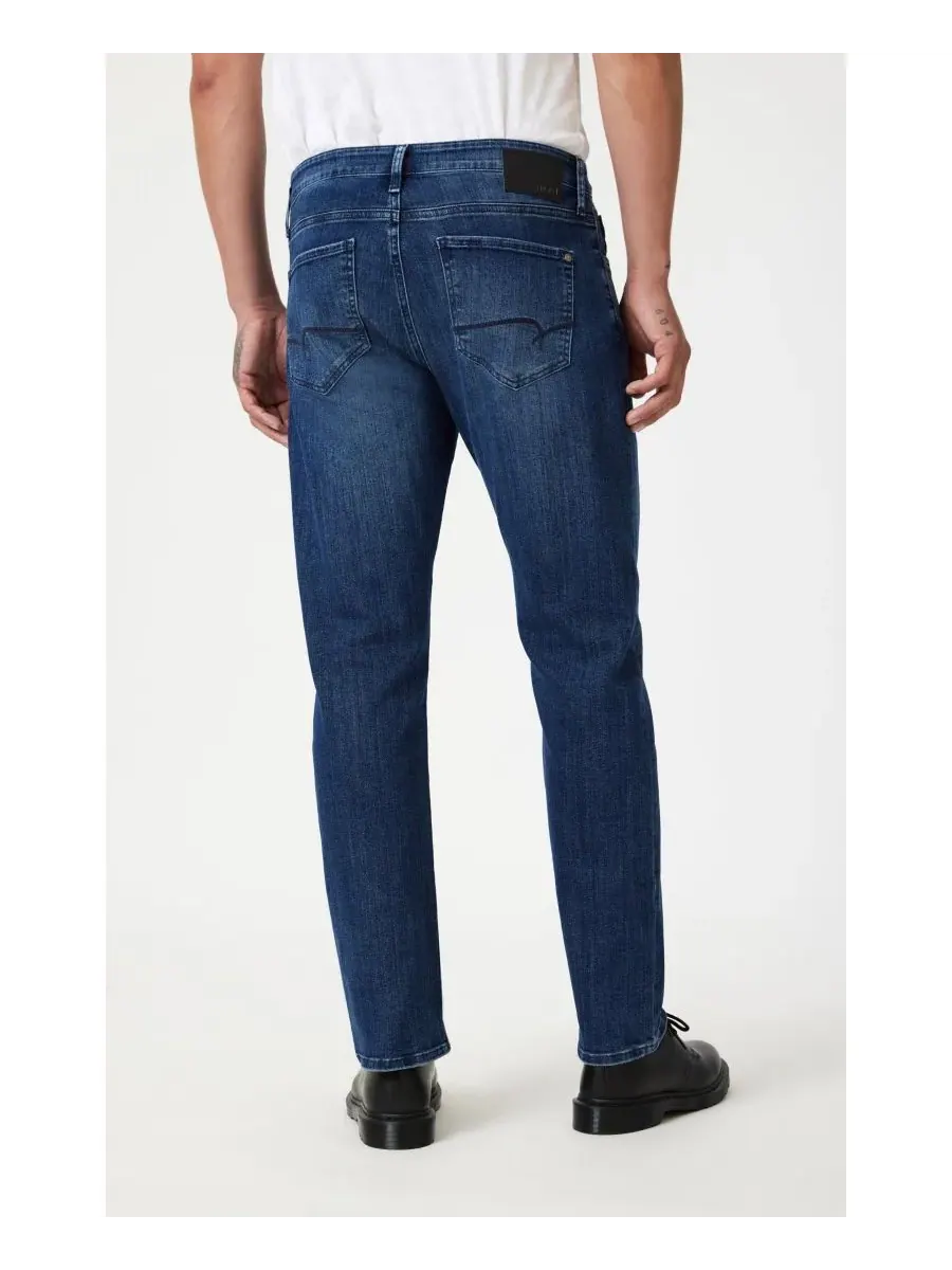 Mavi Jeans Мужские прямые брюки Mavi Zach, цвет темно-серый с матовой отделкой, цвет Nashville — изображение 3 из 6