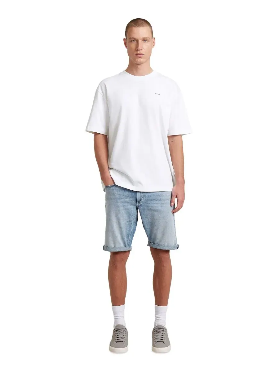 Шорты денимовые прямого кроя Mosa G-Star Raw — изображение 2 из 9, винтажный синий