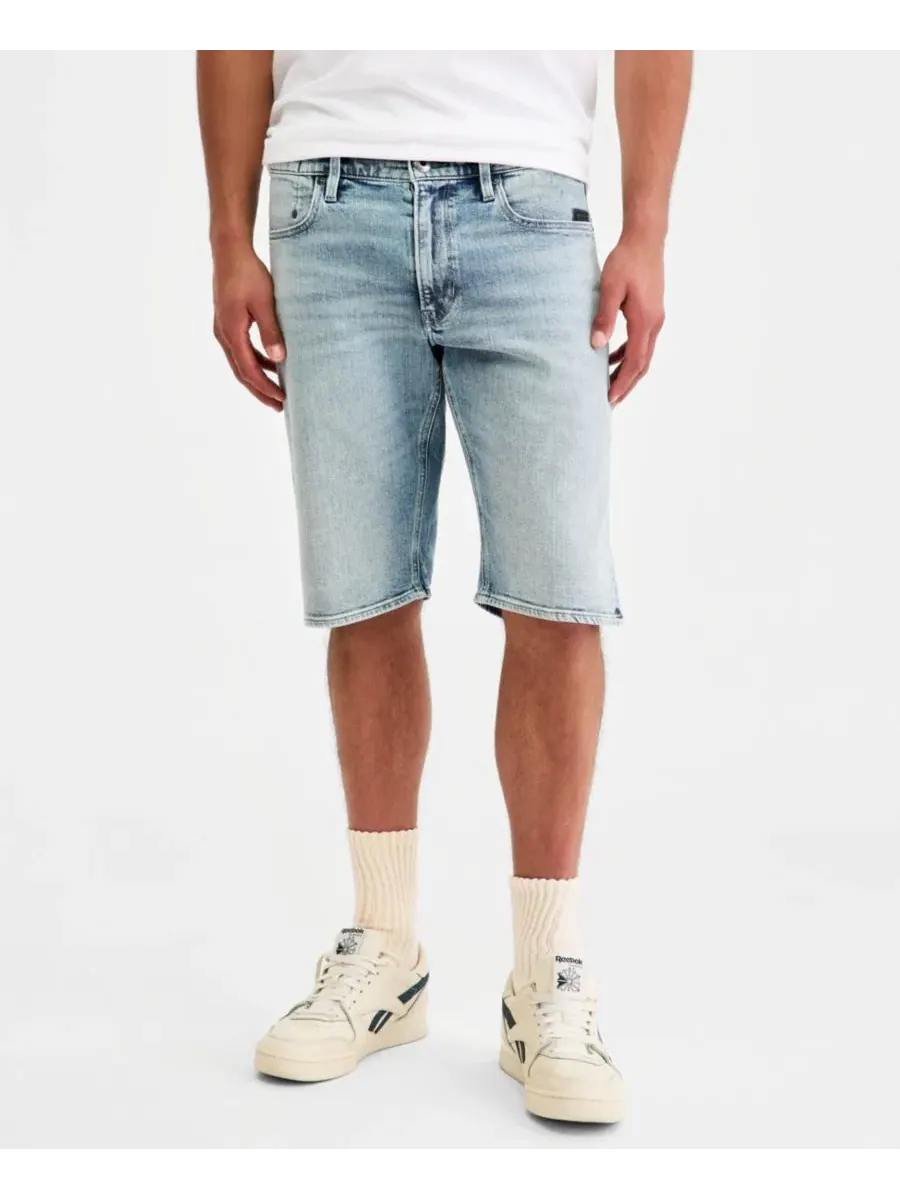 Шорты денимовые прямого кроя Mosa G-Star Raw — изображение 5 из 9, винтажный синий