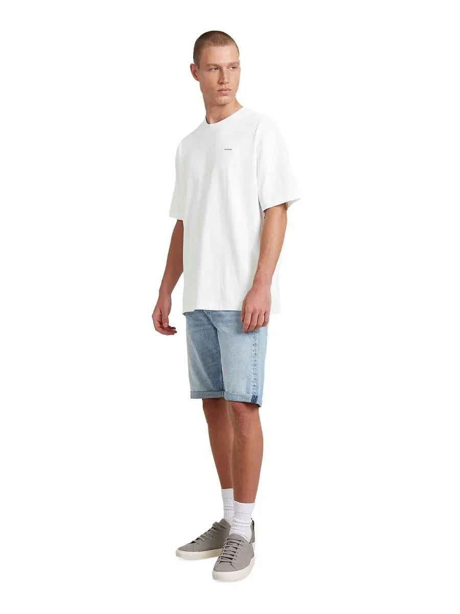 Шорты денимовые прямого кроя Mosa G-Star Raw — изображение 6 из 9, винтажный синий