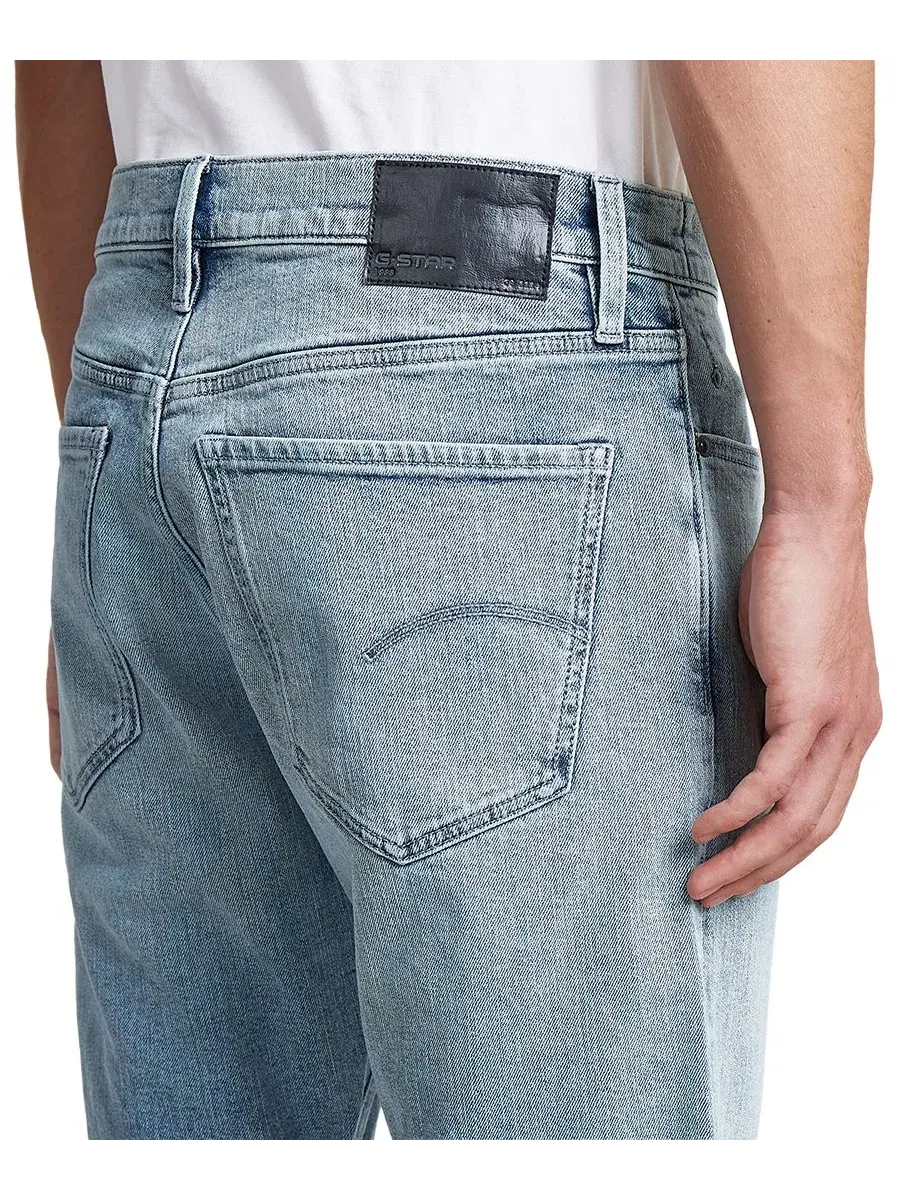 Шорты денимовые прямого кроя Mosa G-Star Raw — изображение 7 из 9, винтажный синий
