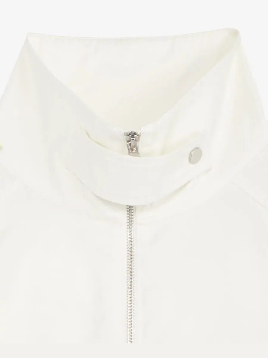 Женский пуловер-анорак с воротником-стойкой, модель Pullover Anorak Jacket On 34th — изображение 5 из 6, слоновая кость