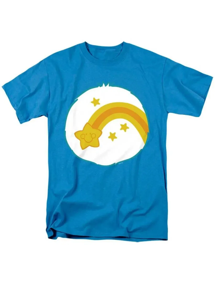 Футболка с принтом Wish Belly Care Bears — изображение 1 из 3, бирюзовый