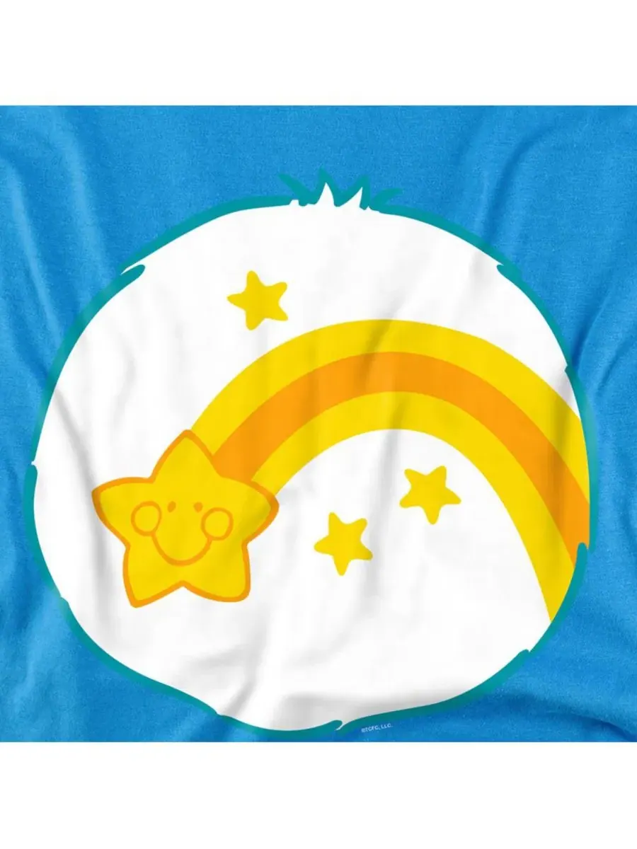 Футболка с принтом Wish Belly Care Bears — изображение 3 из 3, бирюзовый