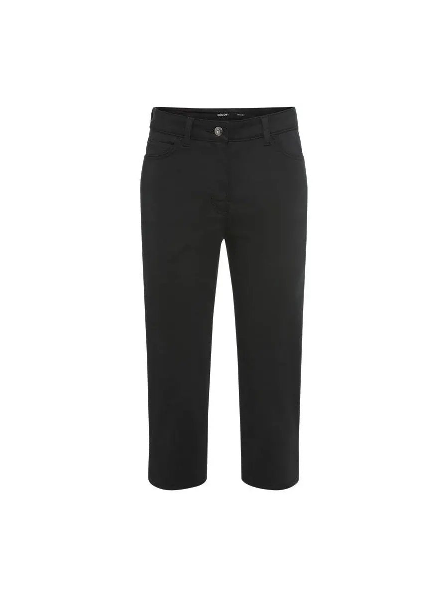Женские капри Mona Fit Slim Leg Olsen — изображение 2 из 6, черный