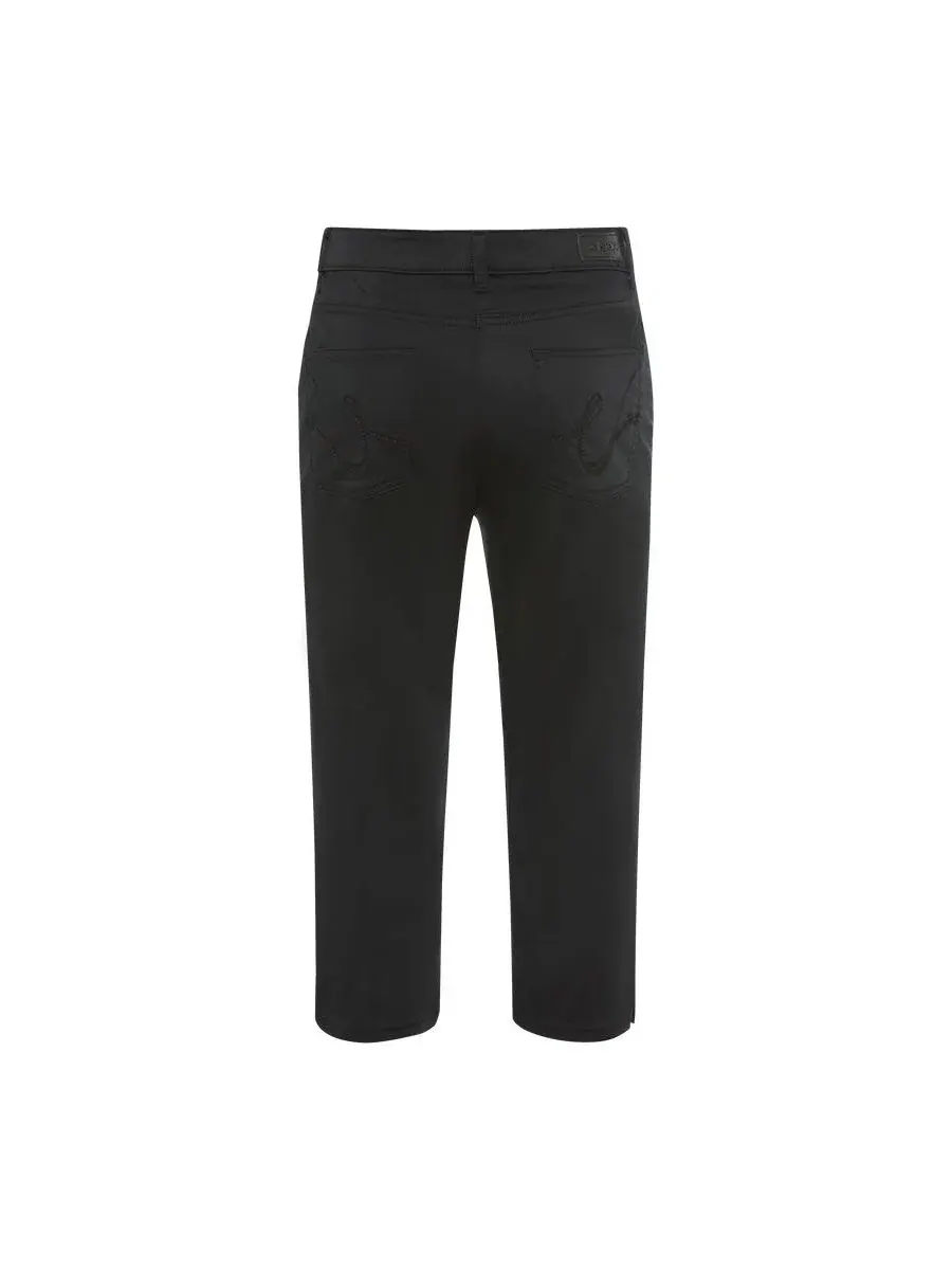 Женские капри Mona Fit Slim Leg Olsen — изображение 4 из 6, черный