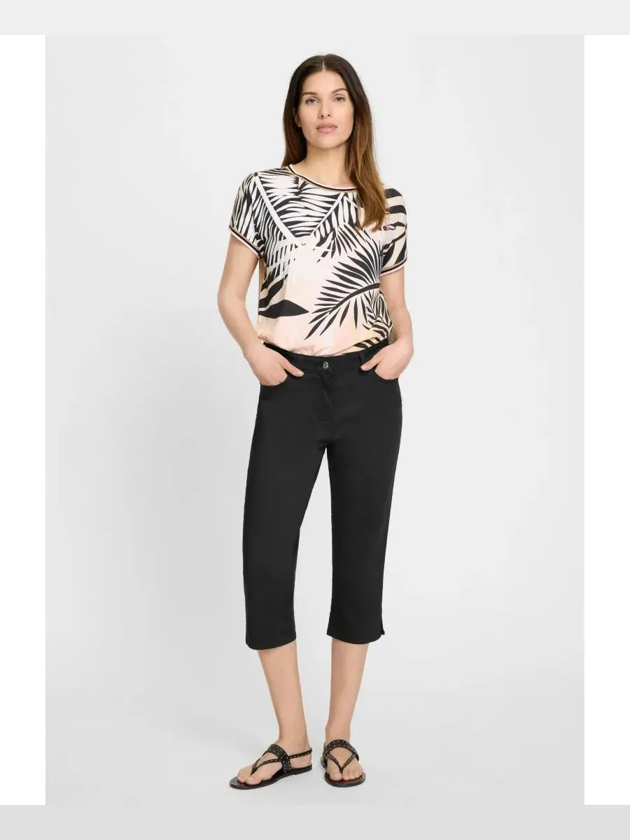 Женские капри Mona Fit Slim Leg Olsen — изображение 6 из 6, черный