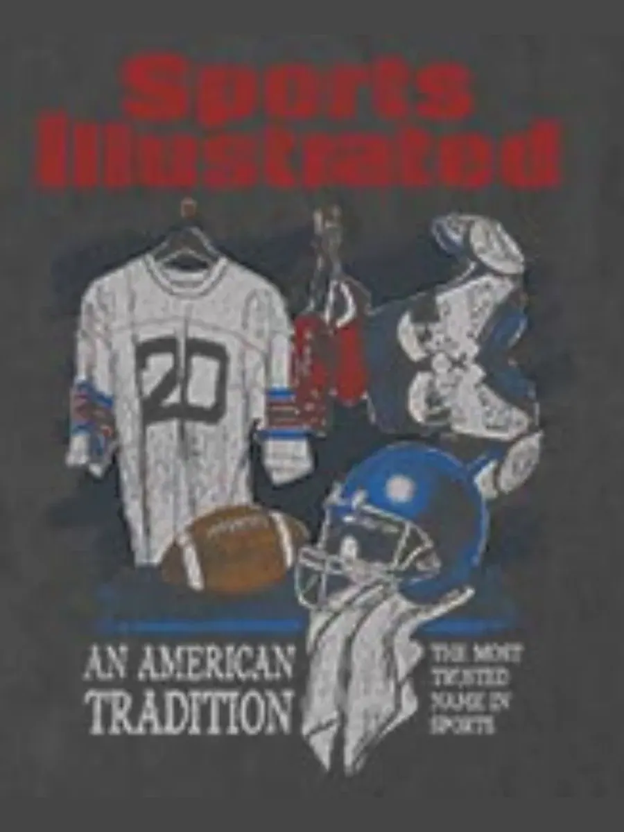 Футболка с графическим принтом American Football Tradition Fifth Sun — изображение 3 из 3, темно-серый