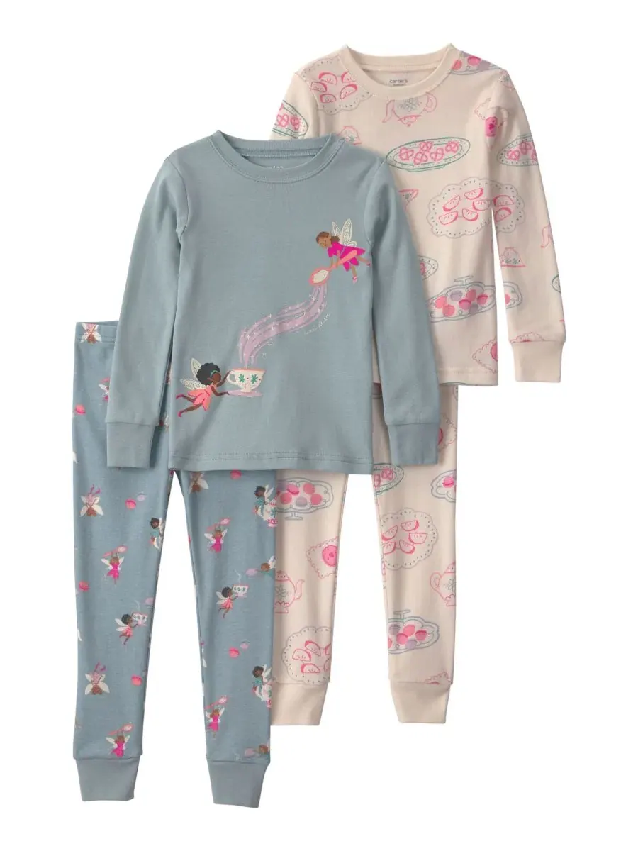 Комплект пижам из 4 предметов Fairy Tea Party Carter's