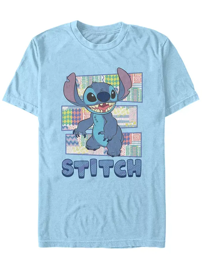 Мужская футболка с принтом Stitch, короткий рукав Fifth Sun — изображение 1 из 1, синий