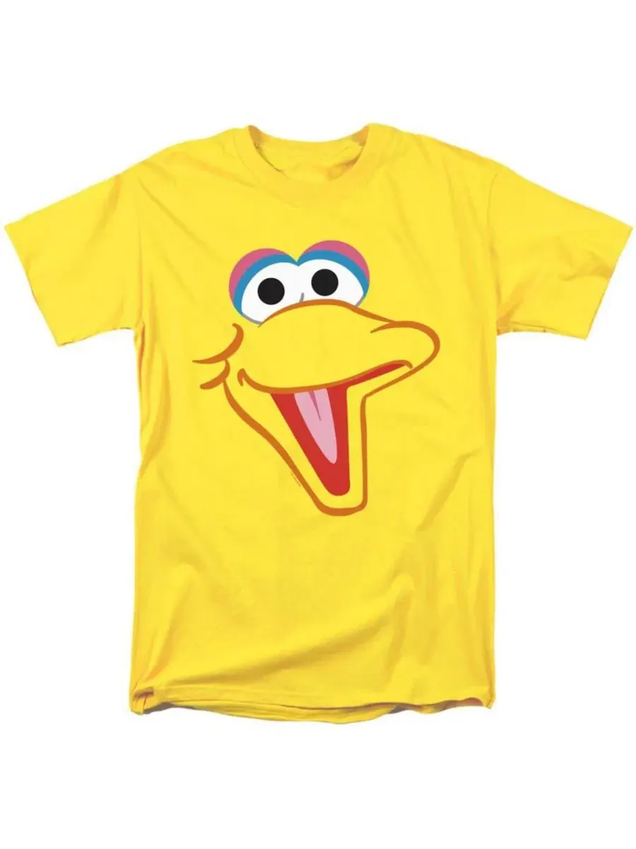 Футболка с длинным рукавом Big Bird Head Sesame Street — изображение 1 из 3, желтый