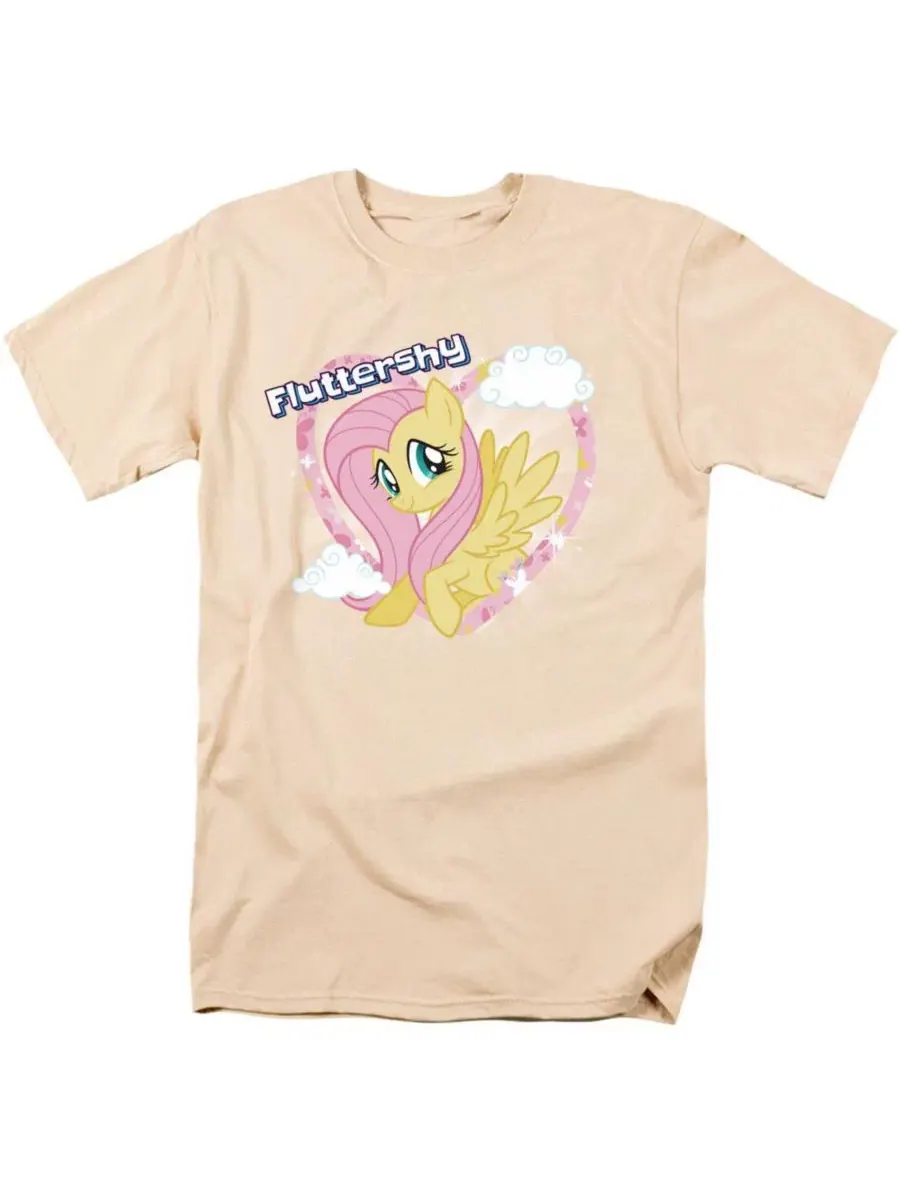 Футболка с принтом My Little Pony TV Fluttershy Hasbro+ — изображение 1 из 3, приглушенный