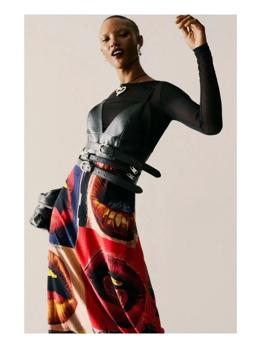 Женское платье на бретельках Desigual — изображение 5 из 5, черный