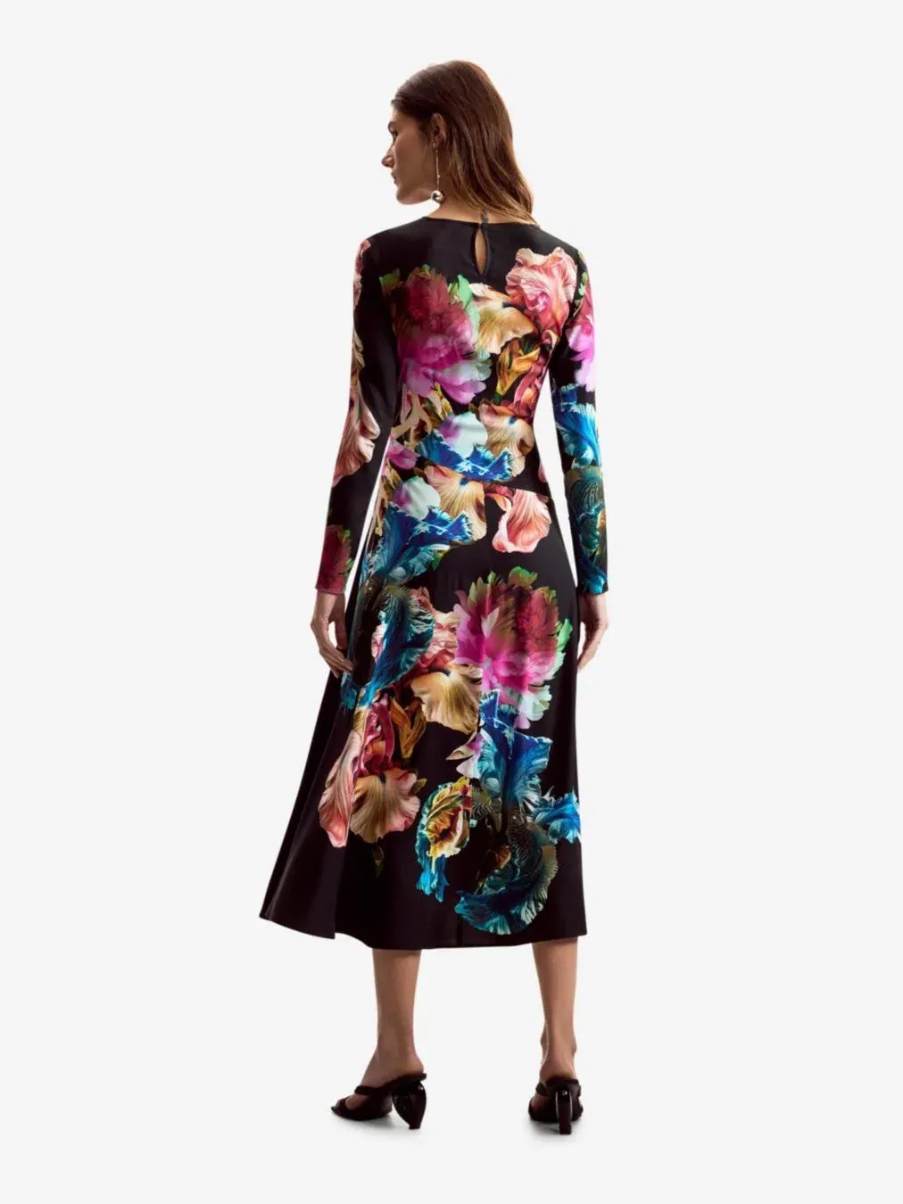 Женское платье с длинными рукавами MC Lacroix Desigual — изображение 5 из 6, черный
