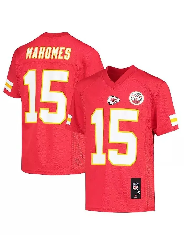 Реплика игрока Big Boys Патрика Махоумса Red Kansas City Chiefs Outerstuff — изображение 1 из 3, красный