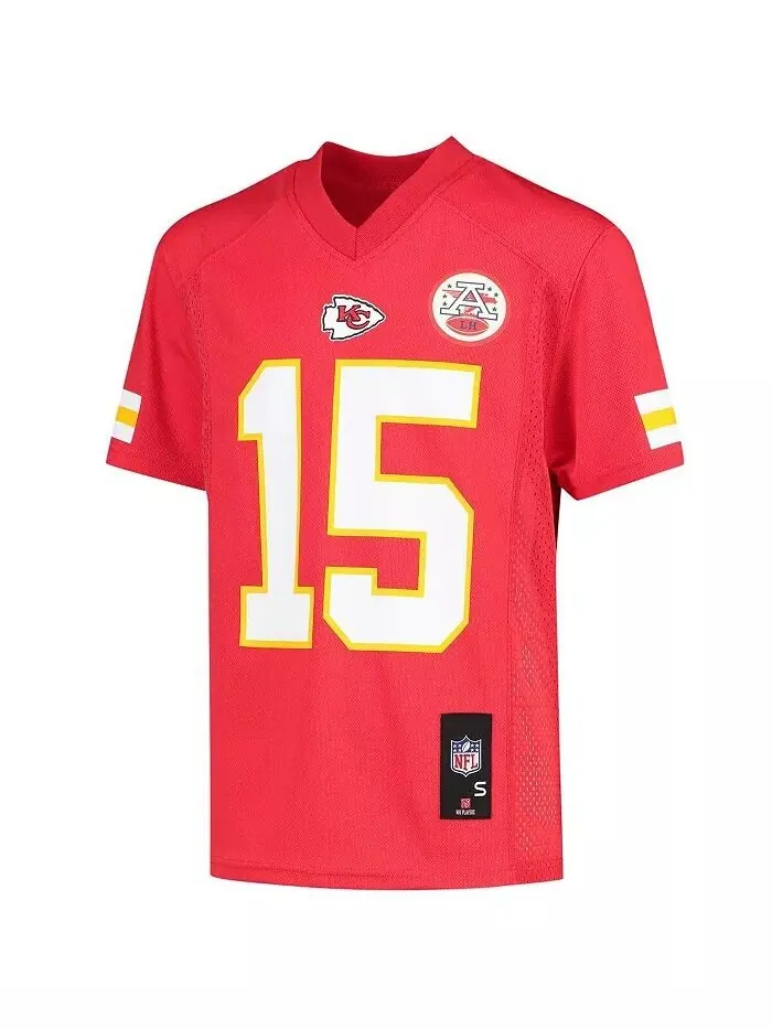 Реплика игрока Big Boys Патрика Махоумса Red Kansas City Chiefs Outerstuff — изображение 2 из 3, красный