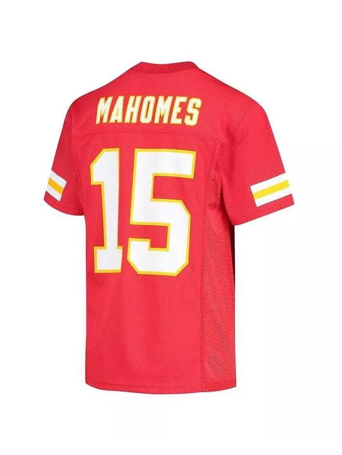 Реплика игрока Big Boys Патрика Махоумса Red Kansas City Chiefs Outerstuff — изображение 3 из 3, красный
