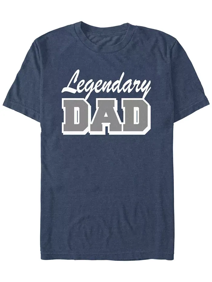 Мужская футболка с коротким рукавом Legendary Dad Fifth Sun — изображение 1 из 3, темно-синий