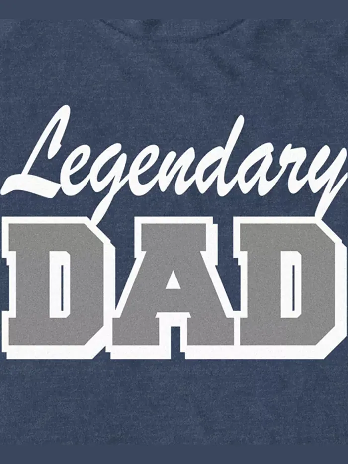 Мужская футболка с коротким рукавом Legendary Dad Fifth Sun — изображение 3 из 3, темно-синий