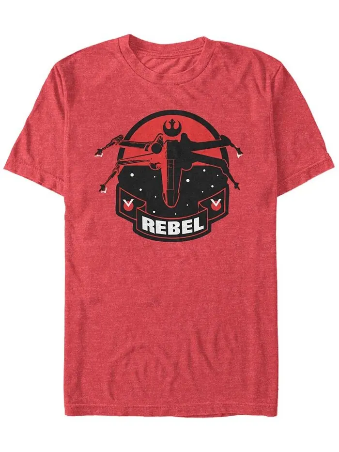 Мужская классическая футболка с короткими рукавами и логотипом Star Wars Rebel Fighter Fifth Sun — изображение 1 из 1