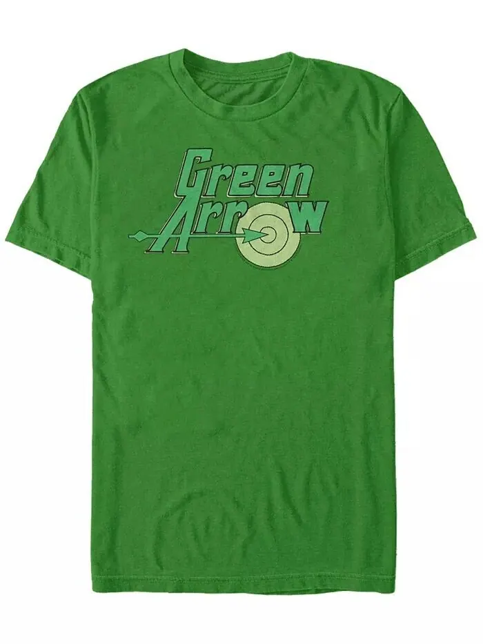 Мужская футболка с коротким рукавом и логотипом DC Green Arrow Target Fifth Sun