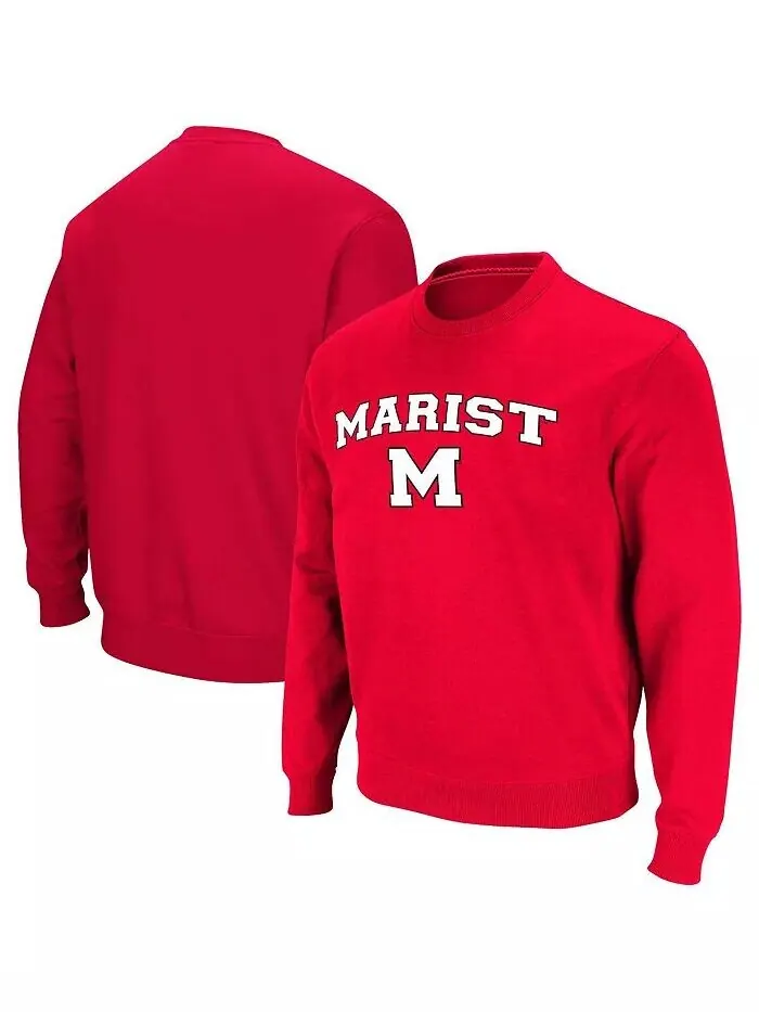 Мужской красный свитшот Marist Red Foxes с аркой и логотипом Colosseum — изображение 1 из 3