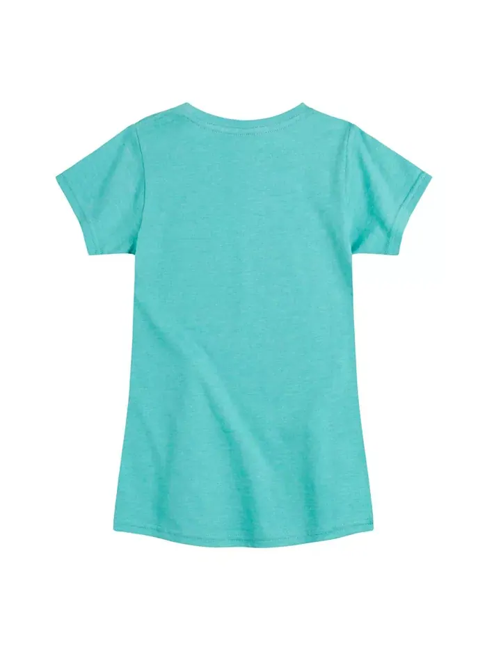 Футболка с коротким рукавом "Big Girls Minnie Mickey St Patrick's Day Lucky" с принтом Disney — изображение 2 из 3, синий