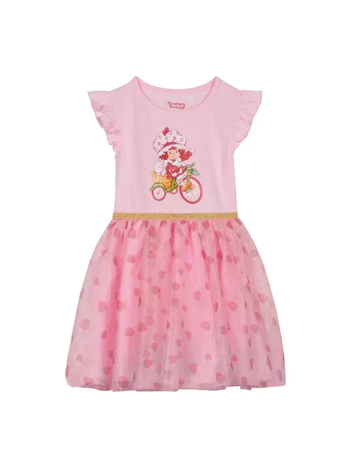 Платье из тюля для девочек Toddler Strawberry Shortcake — розовый