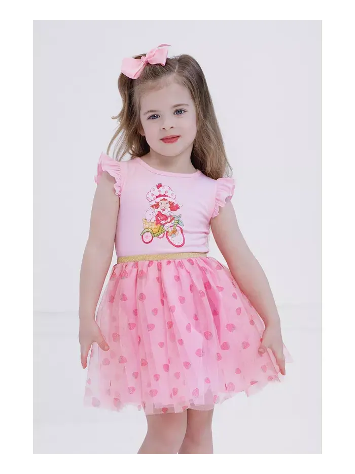 Платье из тюля для девочек Toddler Strawberry Shortcake — изображение 4 из 6, розовый