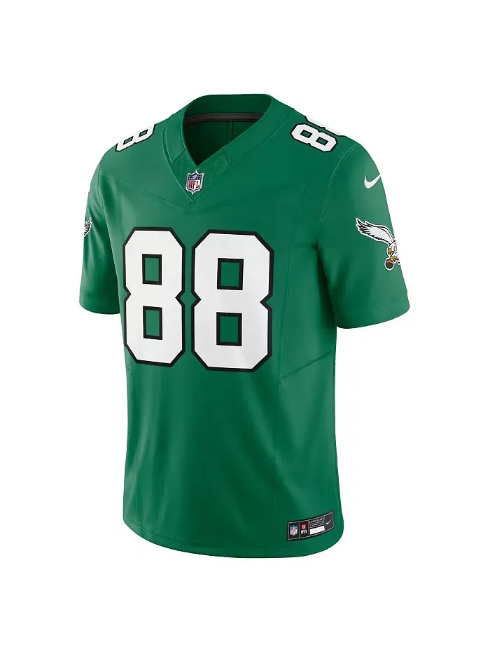 Мужская лимитированная джерси Philadelphia Eagles Vapor F.U.S.E. Dallas Goedert Kelly Nike — изображение 2 из 3, зеленый