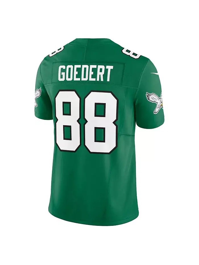 Мужская лимитированная джерси Philadelphia Eagles Vapor F.U.S.E. Dallas Goedert Kelly Nike — изображение 3 из 3, зеленый