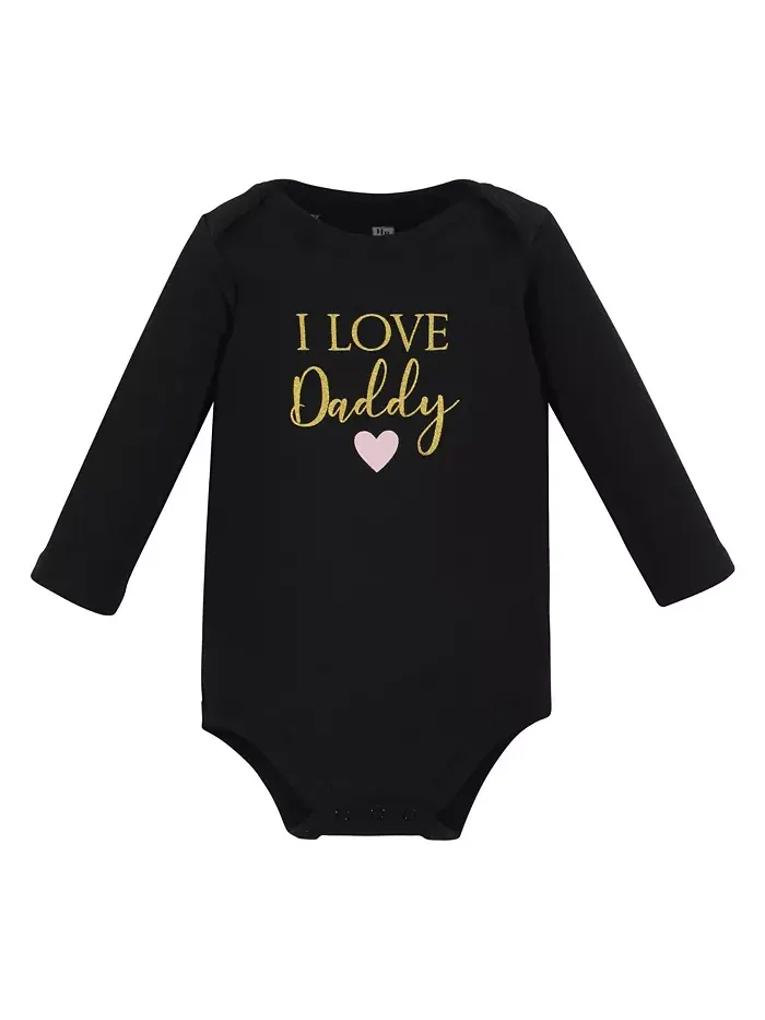 Боди Hudson Cotton с длинными рукавами для девочек, упаковка 5 шт Hudson Baby — изображение 7 из 7