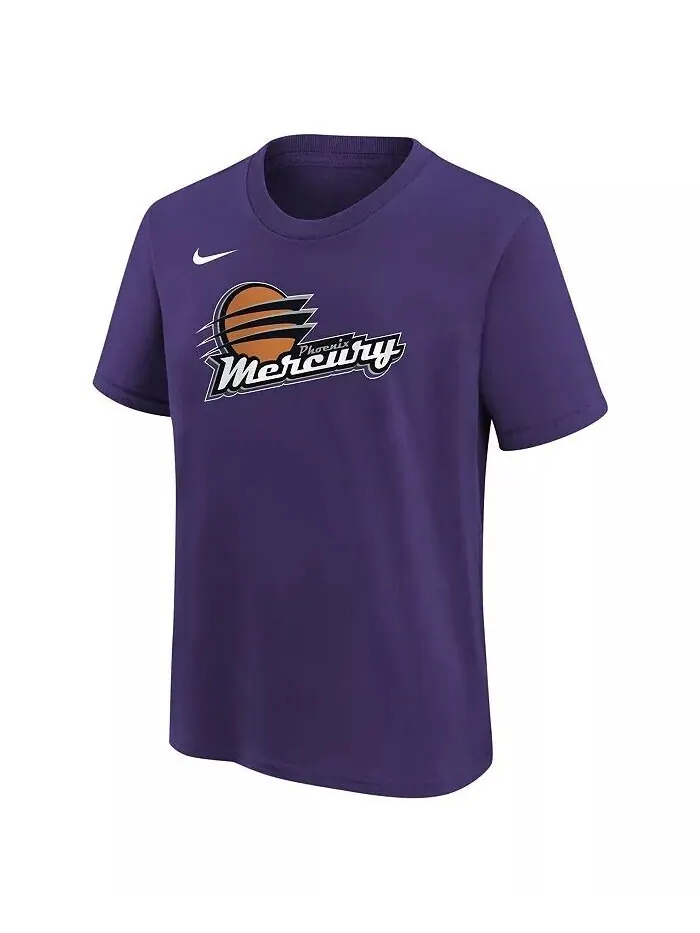 Фиолетовая футболка с логотипом Big Boys and Girls Phoenix Mercury Essential Nike — изображение 2 из 3, фиолетовый