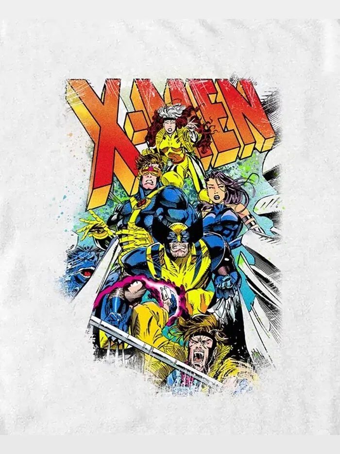 Мужская футболка с коротким рукавом MVL Team X-Comic Fifth Sun — изображение 3 из 3, белый