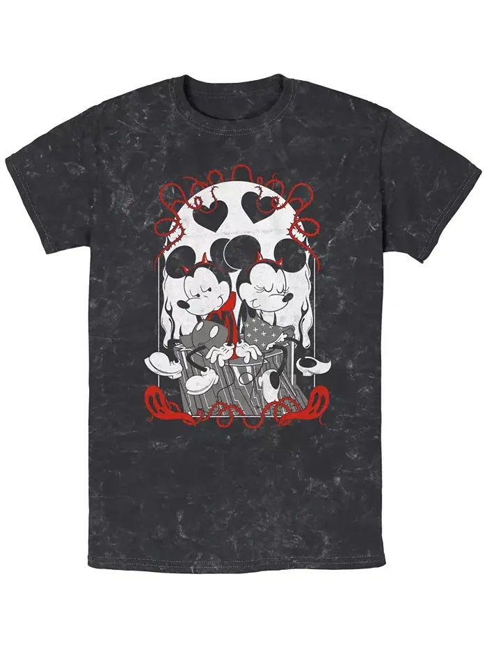 Мужская футболка с коротким рукавом Mickey's Goth Tarot Fifth Sun — изображение 1 из 3, черный