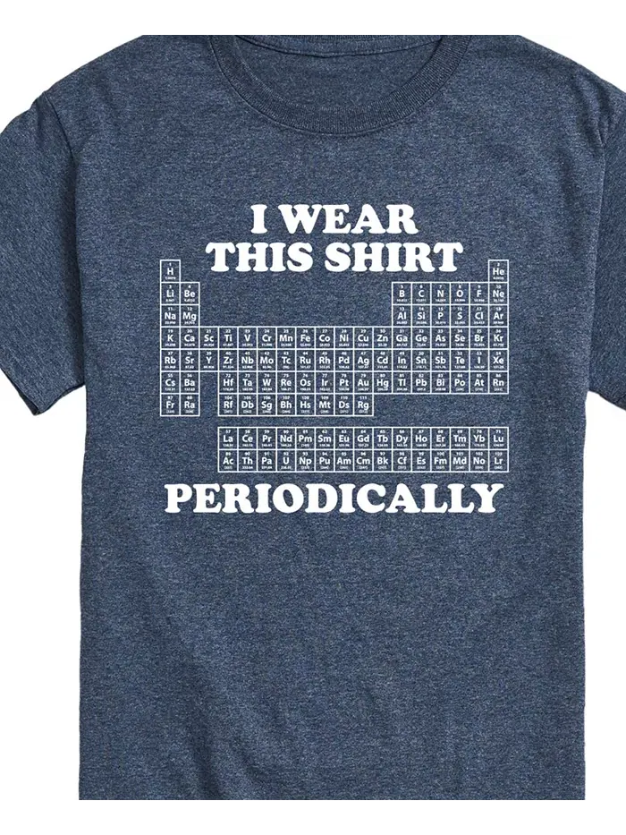 Мужская футболка с коротким рукавом I Wear This Shirt Periodically AIRWAVES — изображение 3 из 3, синий