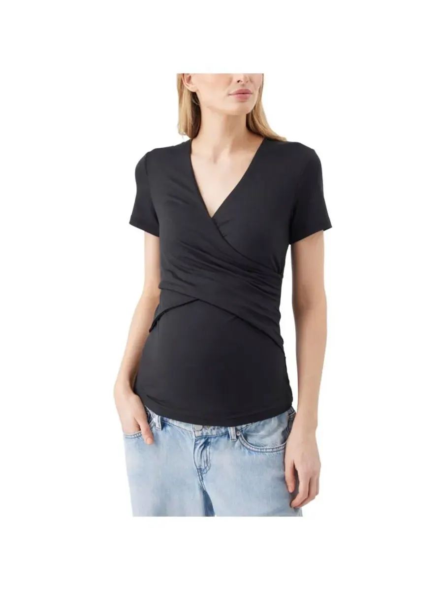 Футболка для кормления Maternity Ripe Luxe Knit Embrace Ripe Maternity — изображение 1 из 6, черный