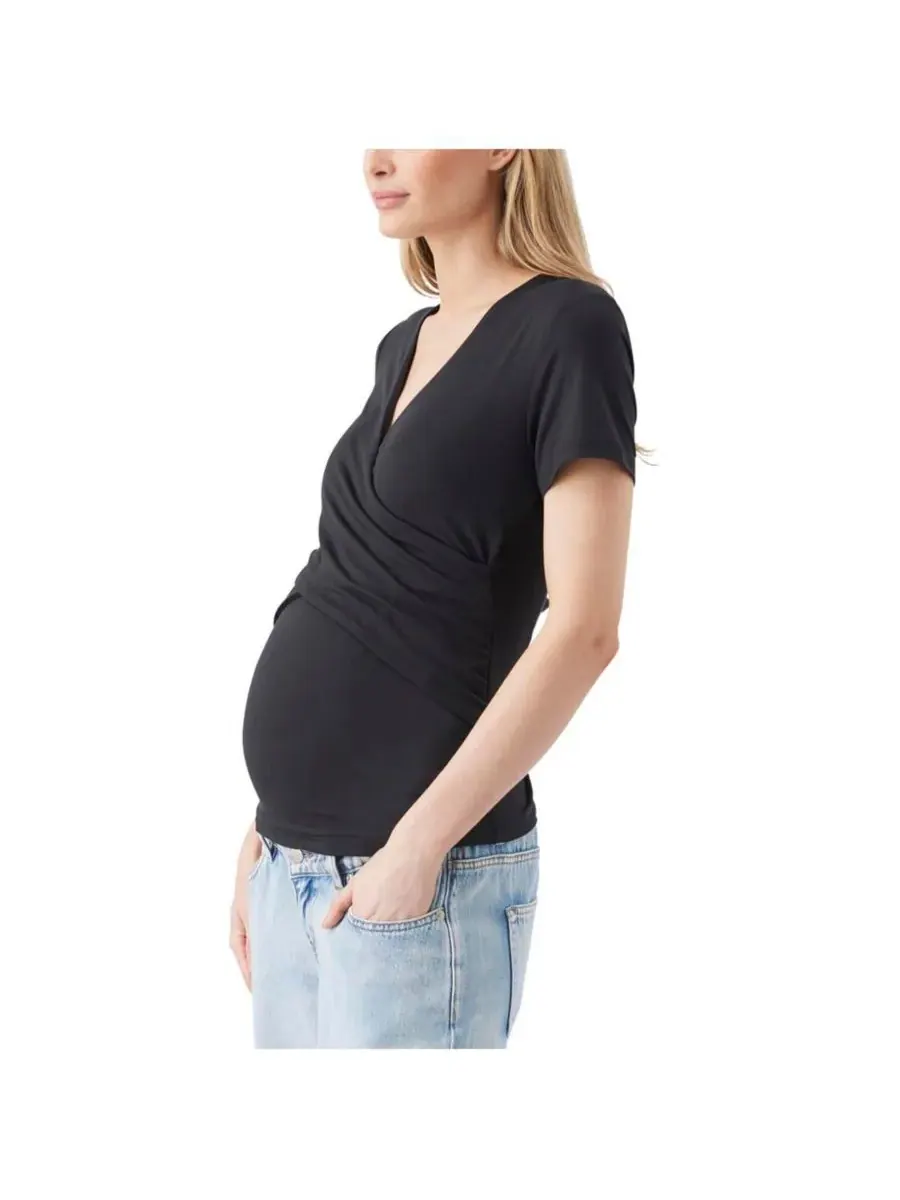 Футболка для кормления Maternity Ripe Luxe Knit Embrace Ripe Maternity — изображение 2 из 6, черный
