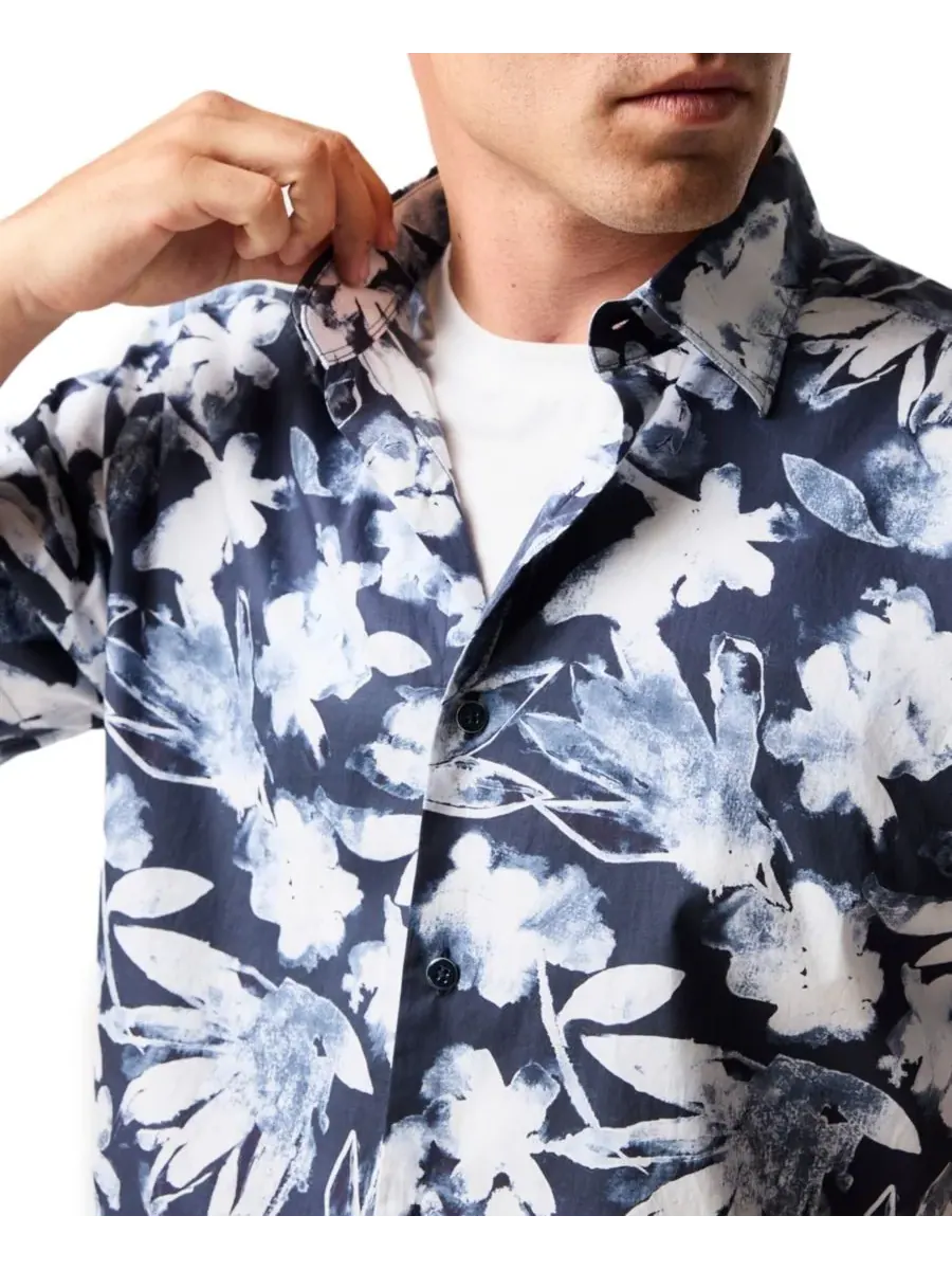 Мужская рубашка Windstock Weekend Fit Rodd & Gunn — изображение 6 из 6, чернильный