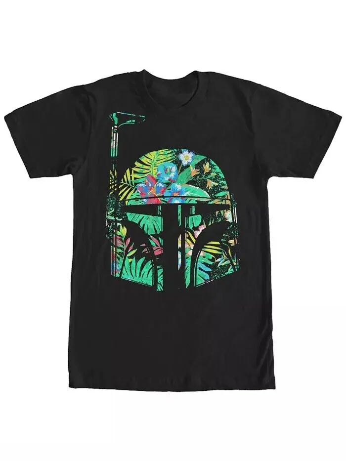 Мужская футболка Hawaiin Boba с коротким рукавом и круглым вырезом Fifth Sun — изображение 1 из 1, черный