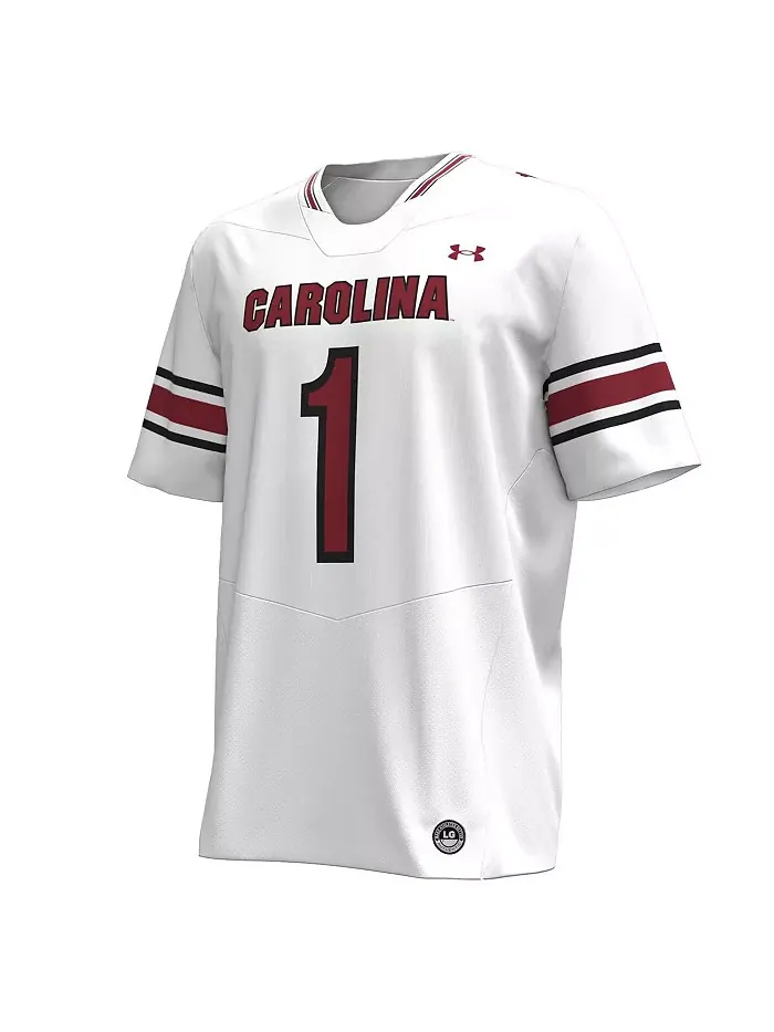 Футболка-реплика South Carolina Gamecocks, мужская, 1 Under Armour — изображение 2 из 3, белый