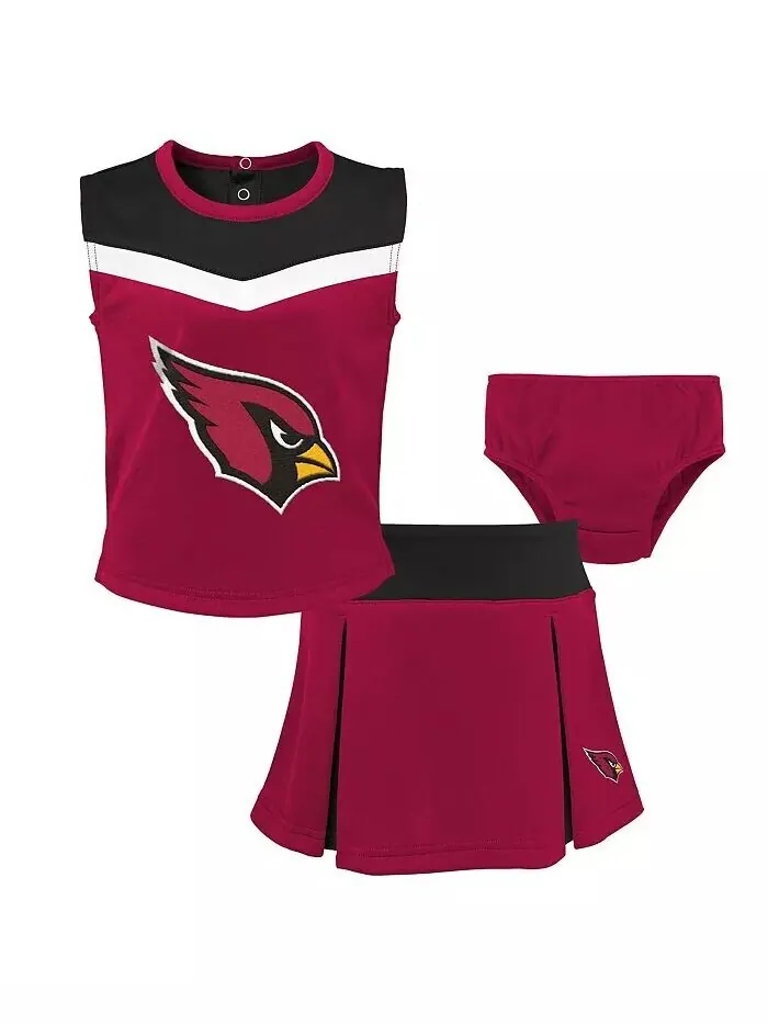Комплект из двух предметов группы поддержки для девочек Cardinal Arizona Cardinals Spirit Cheer с — изображение 1 из 4