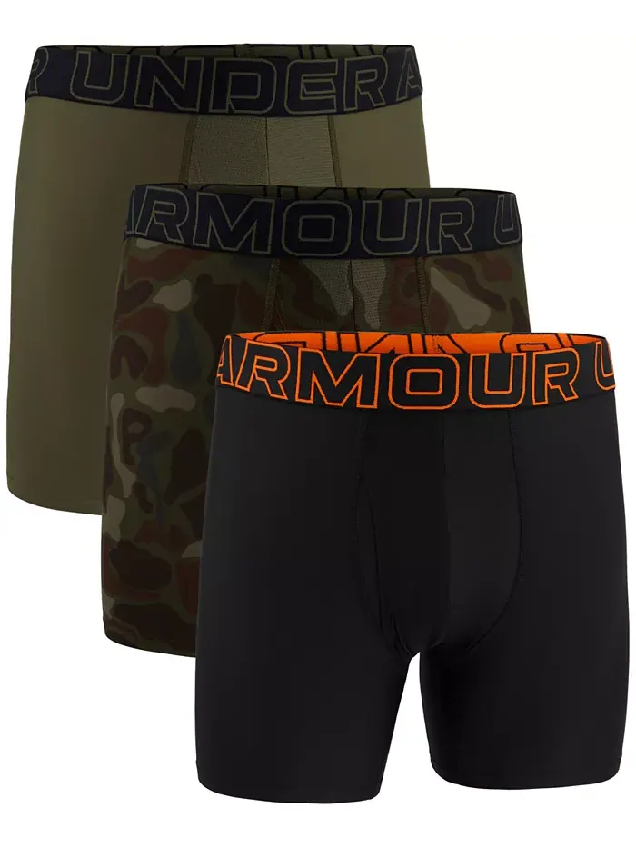 Мужские боксеры Performance Tech 6" 3 шт Under Armour — изображение 1 из 4, мульти
