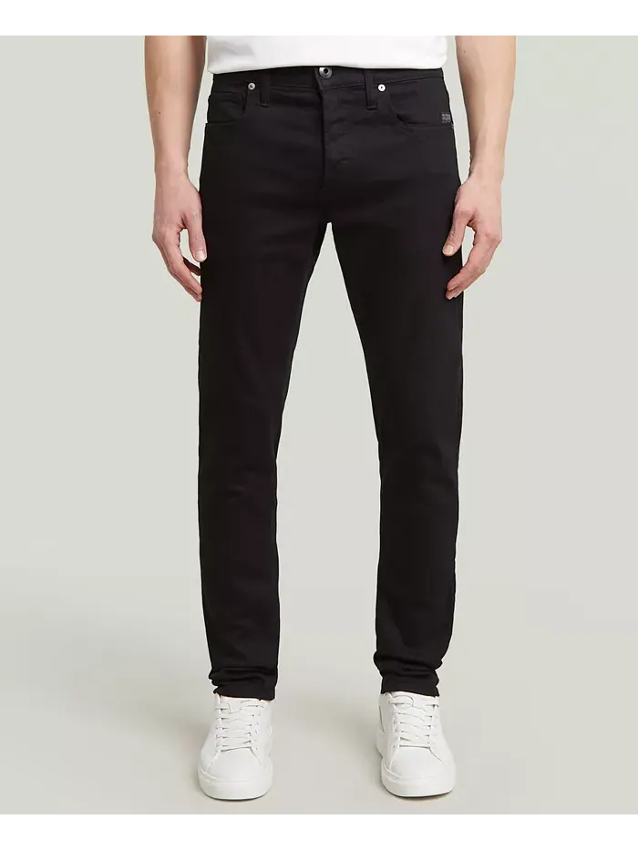 Мужские облегающие джинсы 3301 G-Star Raw — изображение 1 из 6, черный