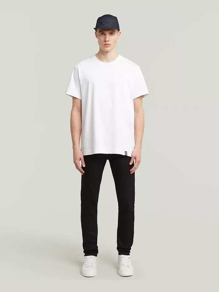 Мужские облегающие джинсы 3301 G-Star Raw — изображение 2 из 6, черный