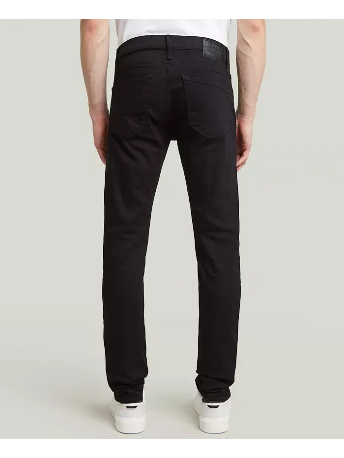 Мужские облегающие джинсы 3301 G-Star Raw — изображение 5 из 6, черный