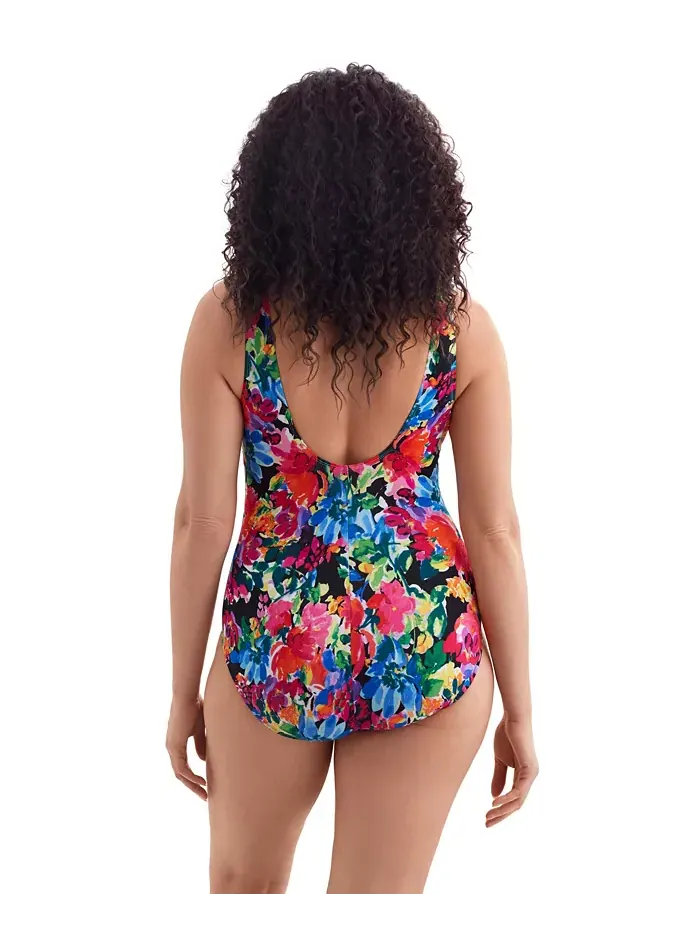 Женский цельнокроеный купальник Tidal Wave Twist Drape Tank Longitude by Mimi Flamingo — изображение 3 из 3, мульти