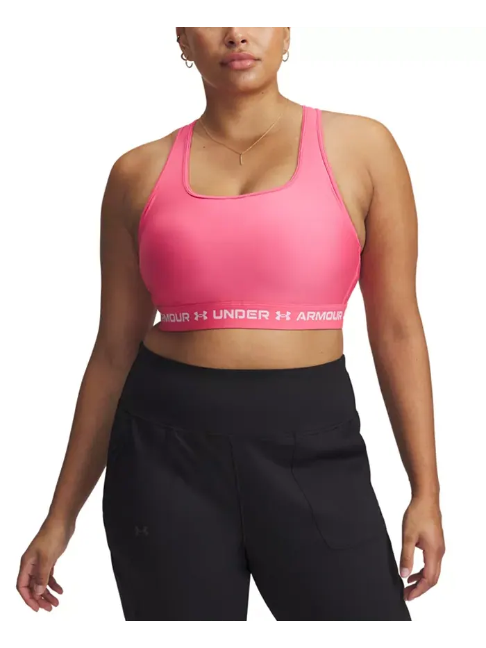 Женский спортивный бюстгальтер Medium Impact Under Armour — изображение 1 из 2, розовый